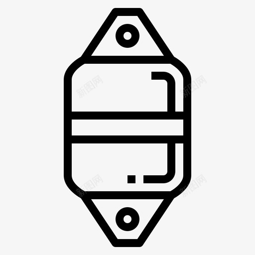 浮标渔夫直线型svg_新图网 https://ixintu.com 浮标 渔夫 直线 线型