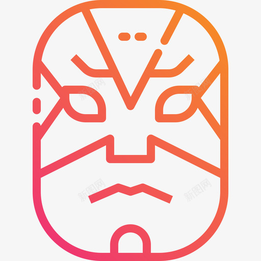 日本歌舞伎86线性梯度svg_新图网 https://ixintu.com 日本 歌舞伎 线性 梯度