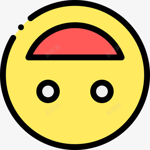 上下颠倒表情28线性颜色图标svg_新图网 https://ixintu.com 上下 线性 表情 颜色 颠倒