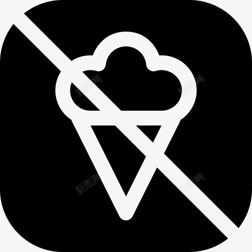 没有冰淇淋信号和禁令12装满svg_新图网 https://ixintu.com 没有 冰淇淋 信号 禁令 装满