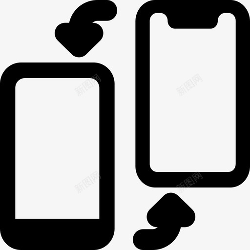 连通性电话和手机充满图标svg_新图网 https://ixintu.com 充满 手机 电话 连通性