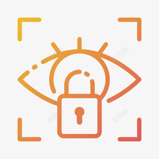 眼睛扫描保护和安全21梯度svg_新图网 https://ixintu.com 眼睛 扫描 保护 安全 梯度