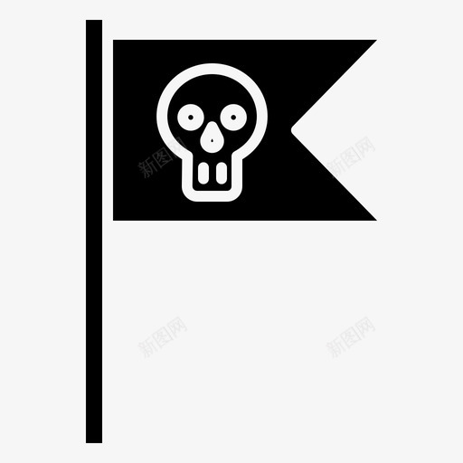旗帜加勒比海海盗svg_新图网 https://ixintu.com 旗帜 加勒比海 海盗