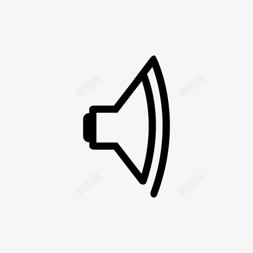 音量音频音乐svg_新图网 https://ixintu.com 音量 音频 音乐 声音 扬声器