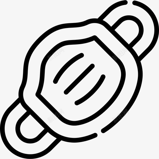 口罩检疫8线性svg_新图网 https://ixintu.com 口罩 检疫 线性