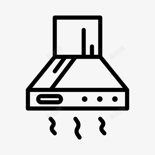 电子设备抽出器罩75线性图标svg_新图网 https://ixintu.com 器罩 抽出 电子设备 线性