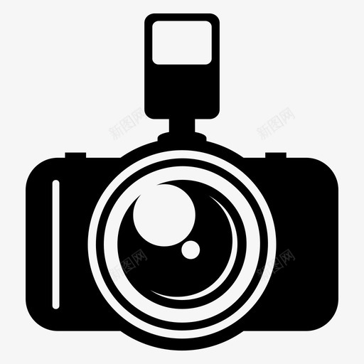 照相机照相机镜头灯光图标svg_新图网 https://ixintu.com 快照 灯光 照片 照相机 镜头