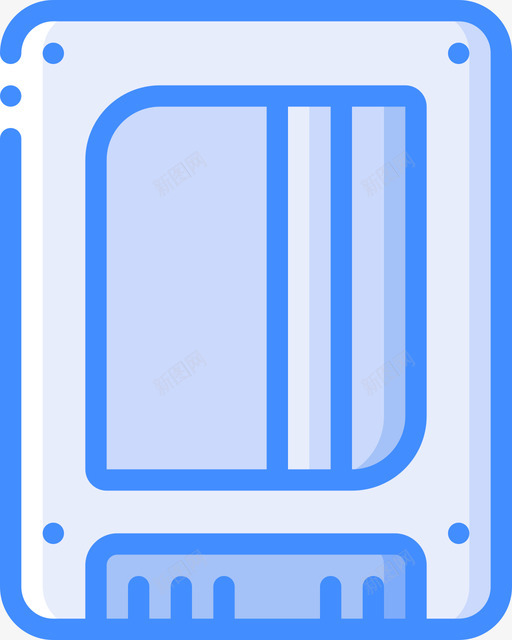 Ssd计算机硬件28蓝色svg_新图网 https://ixintu.com Ssd 计算机 硬件 蓝色