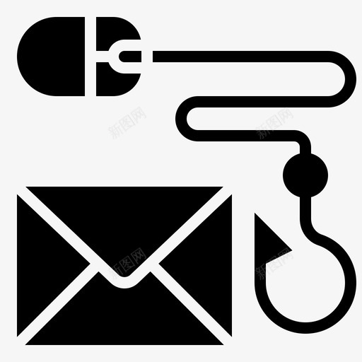 Clickbait社交媒体策略5glyphsvg_新图网 https://ixintu.com Clickbait 社交 媒体 策略 glyph