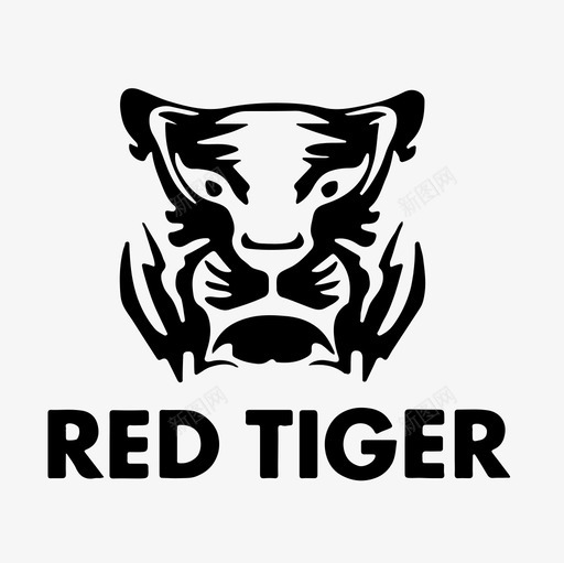red tigersvg_新图网 https://ixintu.com red tiger