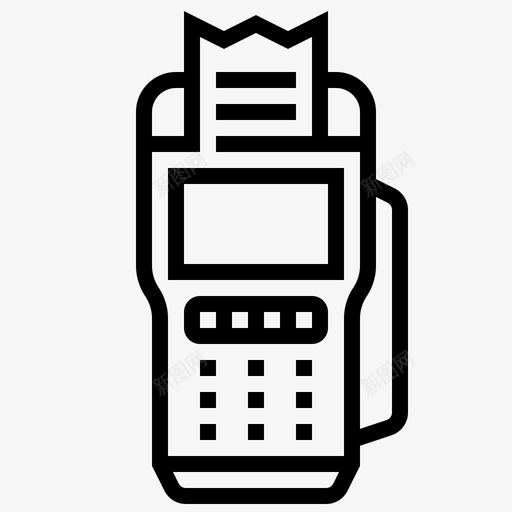 信用卡机无现金支付svg_新图网 https://ixintu.com 信用卡机 无现金 支付 社会 热线