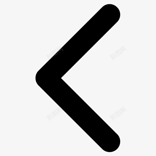 方向键-左svg_新图网 https://ixintu.com 方向键-左