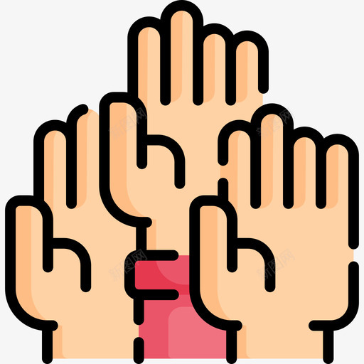 举手教育364线色svg_新图网 https://ixintu.com 举手 教育 线色
