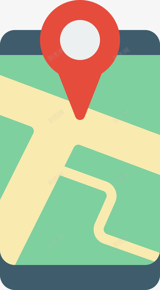 导航公路旅行6平坦图标svg_新图网 https://ixintu.com 公路 导航 平坦 旅行