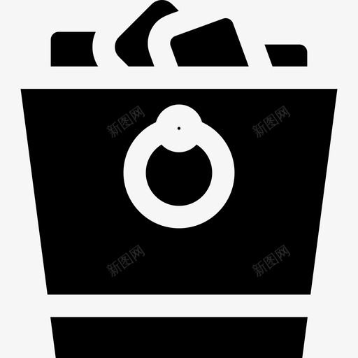 冰桶餐具1装满svg_新图网 https://ixintu.com 冰桶 餐具 装满