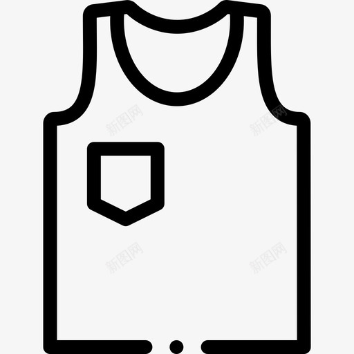 汗衫衣服159直线型svg_新图网 https://ixintu.com 汗衫 衣服 直线 线型