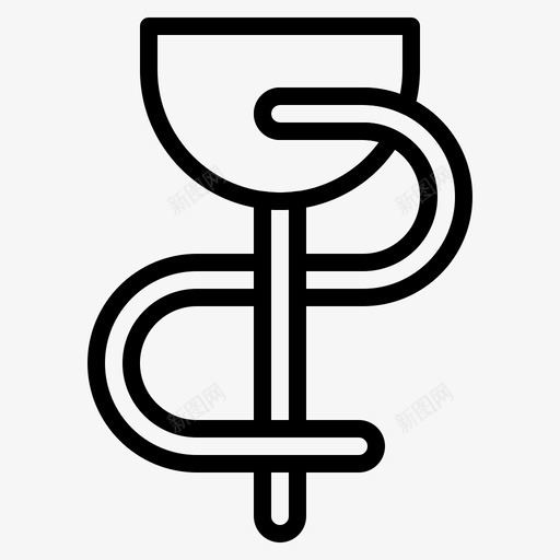 药房医疗保健标识svg_新图网 https://ixintu.com 医疗保健 药房 标识 医疗 2条线