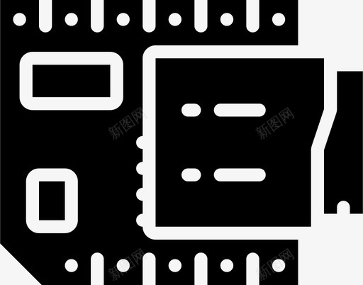 读卡器计算机硬件30填充图标svg_新图网 https://ixintu.com 填充 硬件 计算机 读卡器