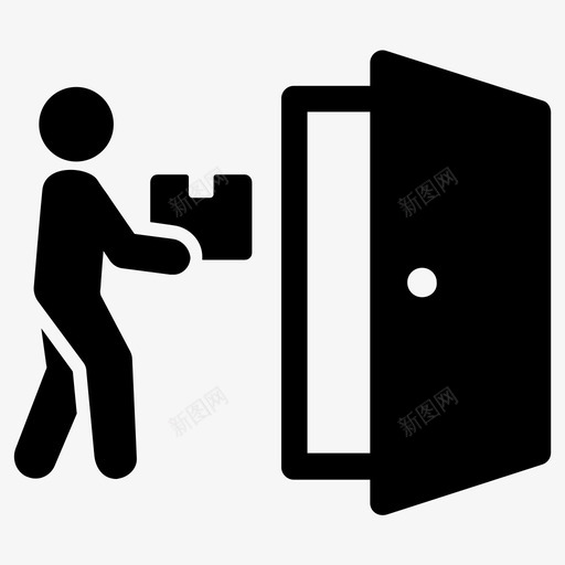 包裹送货上门svg_新图网 https://ixintu.com 上门 包裹 送货 送货上门