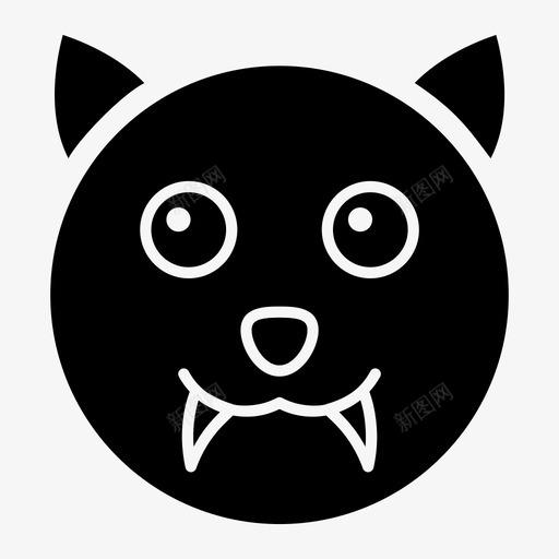 魔鬼脸表情符号情感svg_新图网 https://ixintu.com 表情 符号 魔鬼 鬼脸 情感 矢量 矢量图 图标