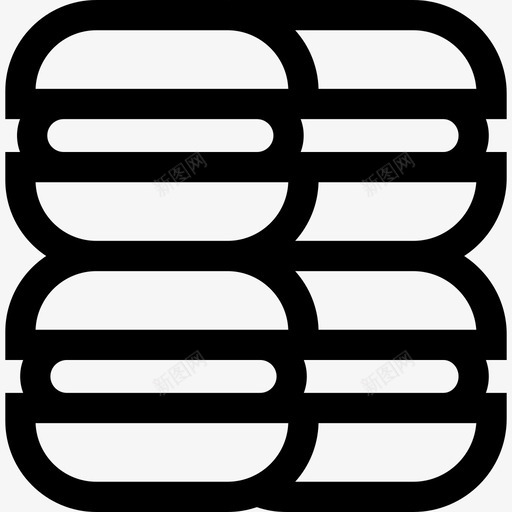 杏仁饼甜点和糖果15直系svg_新图网 https://ixintu.com 杏仁 甜点 糖果 直系
