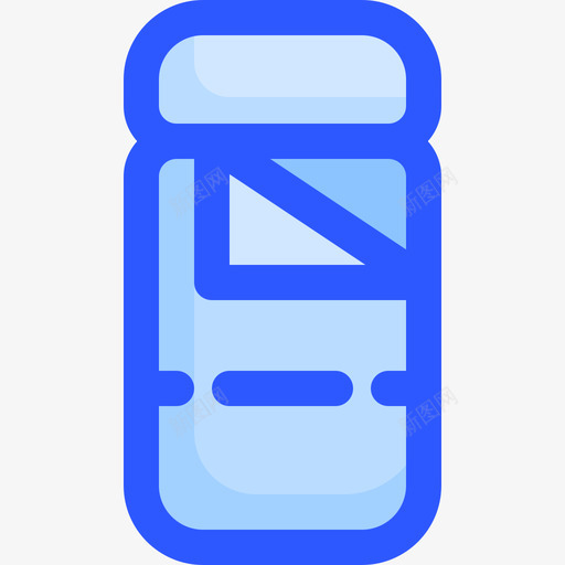 睡袋冬季100蓝色svg_新图网 https://ixintu.com 睡袋 冬季 蓝色