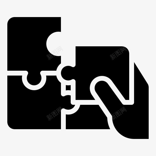 拼图爱好24字形svg_新图网 https://ixintu.com 拼图 爱好 字形
