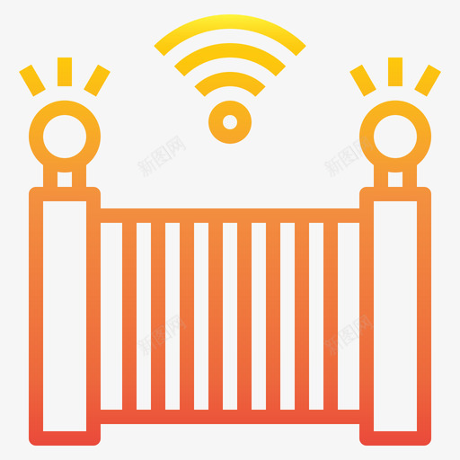 围栏智能家居80坡度svg_新图网 https://ixintu.com 围栏 智能家居 坡度