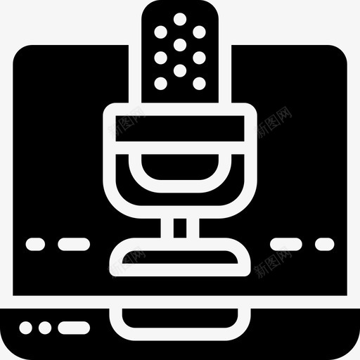 笔记本电脑收音机10填充svg_新图网 https://ixintu.com 笔记本 电脑 收音机 填充
