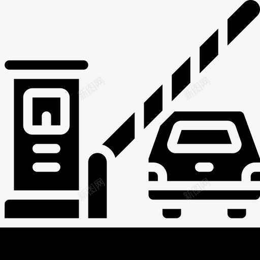 收费公路旅行8加油图标svg_新图网 https://ixintu.com 公路 加油 收费 旅行