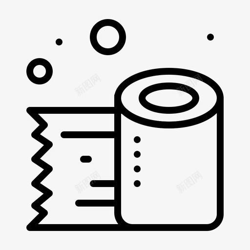 清洁清洁纸纸卷svg_新图网 https://ixintu.com 清洁 纸巾 纸卷 卫生纸 水疗 放松