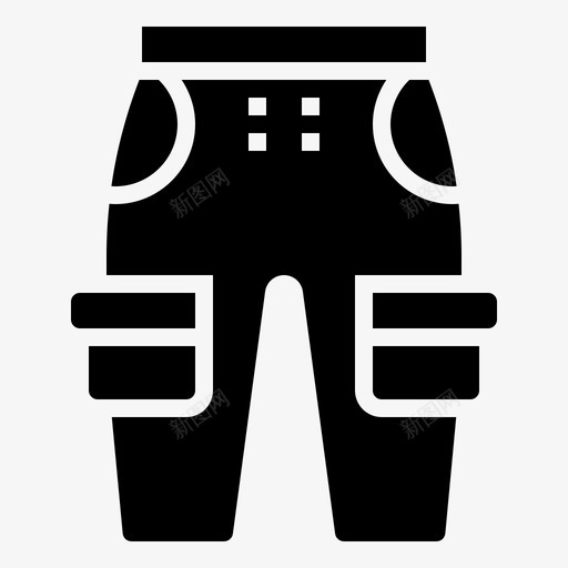 裤子衣服146字形svg_新图网 https://ixintu.com 裤子 衣服 字形