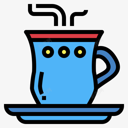 茶杯圣诞323线性颜色svg_新图网 https://ixintu.com 茶杯 圣诞 线性 颜色