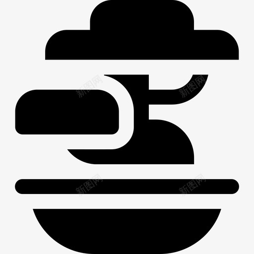 盆景瓷器75填充svg_新图网 https://ixintu.com 盆景 瓷器 填充