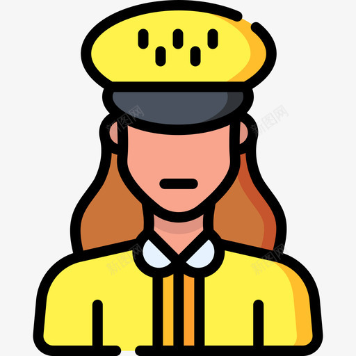 出租车司机工作和职业化身7线性颜色svg_新图网 https://ixintu.com 出租车 司机 工作 职业 职业化 化身 线性 颜色