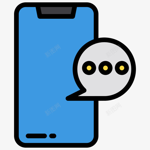 智能手机媒体技术1线性颜色svg_新图网 https://ixintu.com 智能 手机 媒体 技术 线性 颜色