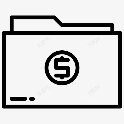 文件夹银行119线性svg_新图网 https://ixintu.com 文件夹 银行 线性