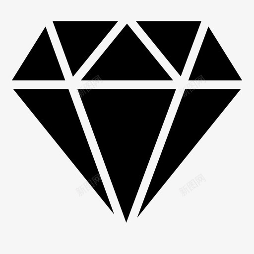 钻石魅力珠宝svg_新图网 https://ixintu.com 钻石 魅力 珠宝 财富