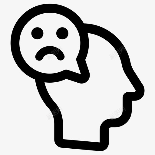 失望情绪感觉svg_新图网 https://ixintu.com 失望 情绪 感觉 悲伤 不高兴