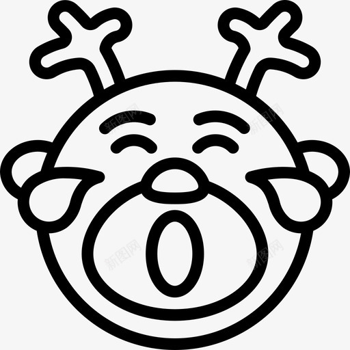 哭泣圣诞表情2直白svg_新图网 https://ixintu.com 哭泣 圣诞 表情 直白