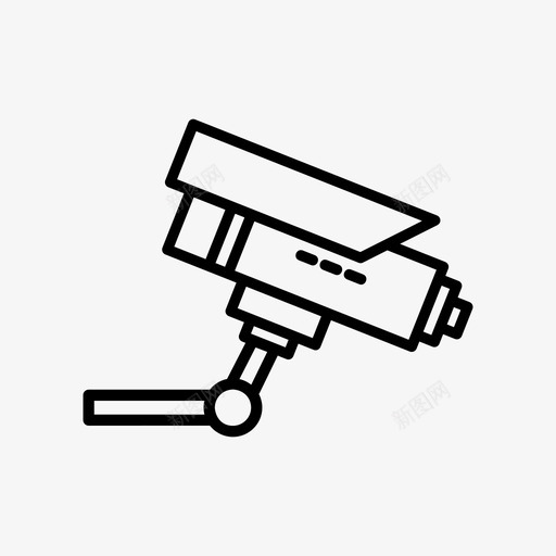 闭路电视电子保安svg_新图网 https://ixintu.com 监控 闭路电视 电子 保安 摄像机 技术