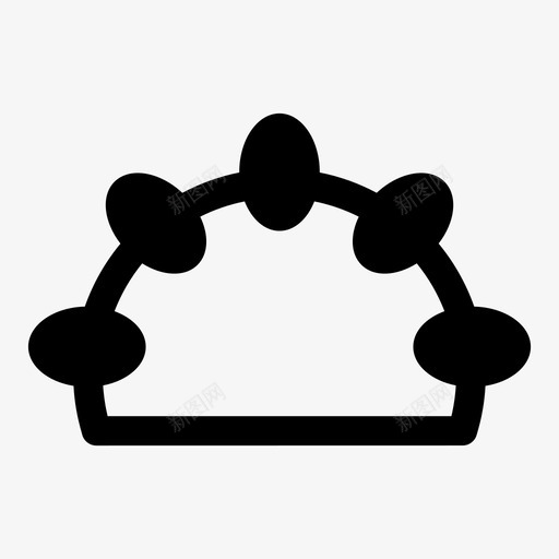 手鼓乐器音乐svg_新图网 https://ixintu.com 手鼓 乐器 音乐 噪音 声音 铃鼓
