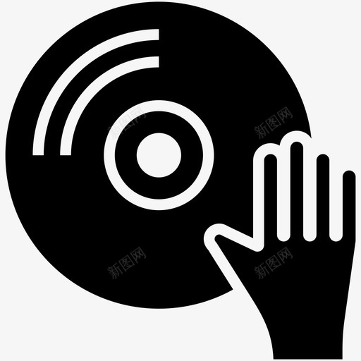 磁盘骑师播放器磁盘骑师djsvg_新图网 https://ixintu.com 磁盘 骑师 dj 播放器 声音 混音 转盘 派对 设计 字形 矢量