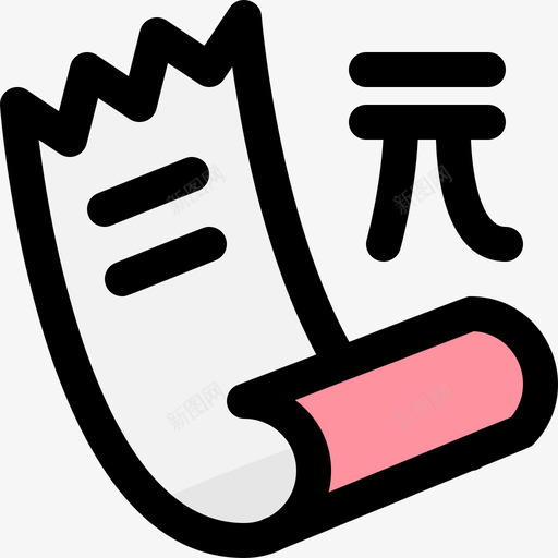 钞票货币92线颜色svg_新图网 https://ixintu.com 钞票 货币 颜色
