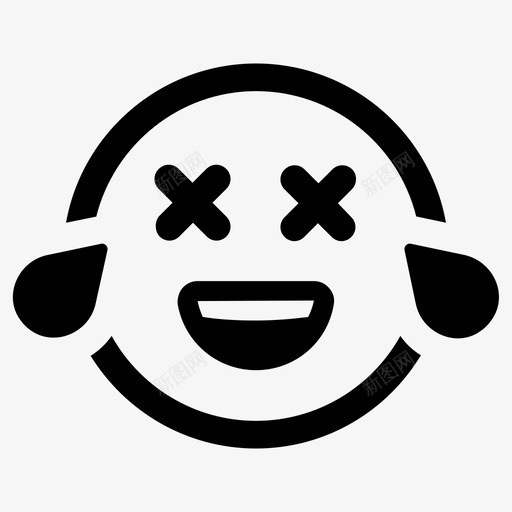 高兴激动有趣svg_新图网 https://ixintu.com 有趣 高兴 激动 快乐 笑脸