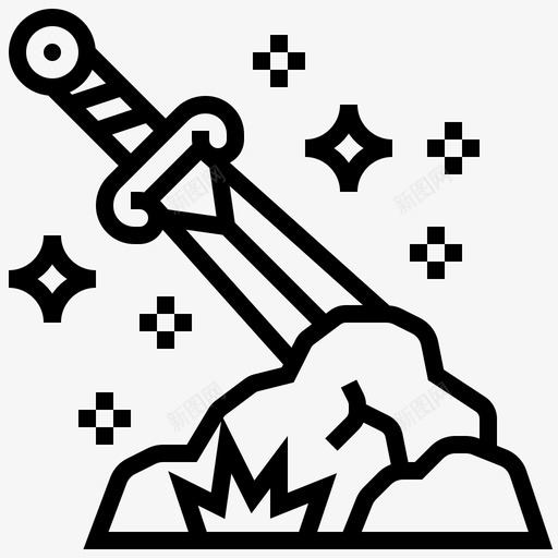 神剑中世纪69直纹svg_新图网 https://ixintu.com 神剑 中世纪 直纹