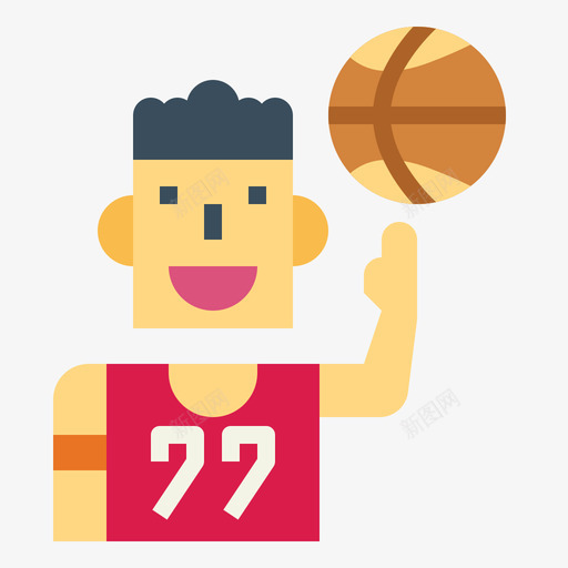 篮球运动员43号篮球持平svg_新图网 https://ixintu.com 篮球 运动员 43号 持平