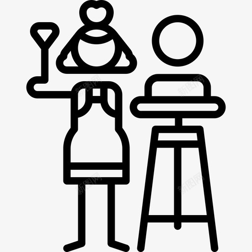 雕塑普通艺术33线性svg_新图网 https://ixintu.com 雕塑 普通 艺术 线性