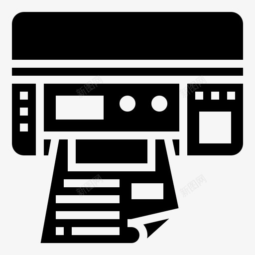 打印机多媒体通信字形svg_新图网 https://ixintu.com 打印机 多媒体 通信 字形