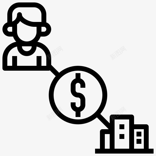 金钱被动收入机会1线性svg_新图网 https://ixintu.com 金钱 被动 收入 机会 线性